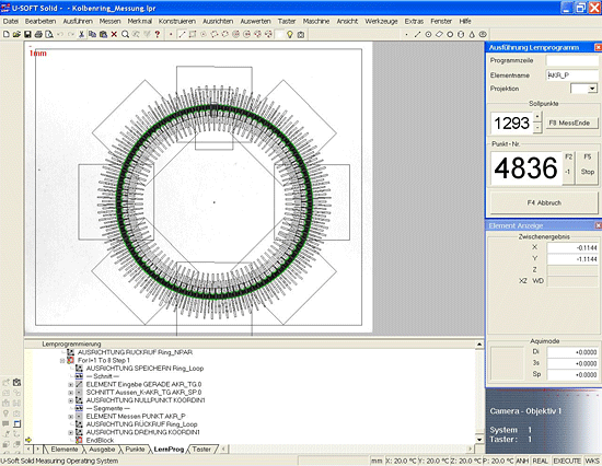 Automated Inspection of Piston Ring Geometries